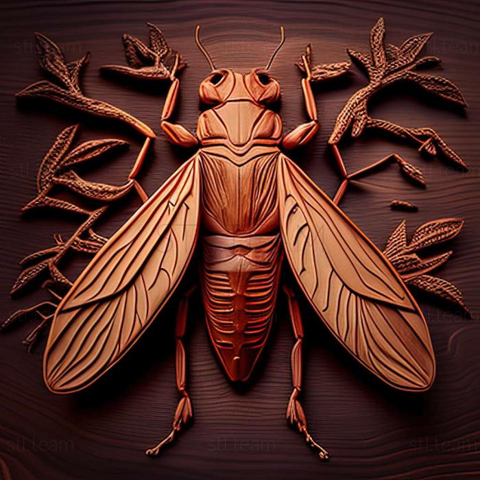 3D модель Stictoleptura erythroptera (STL)